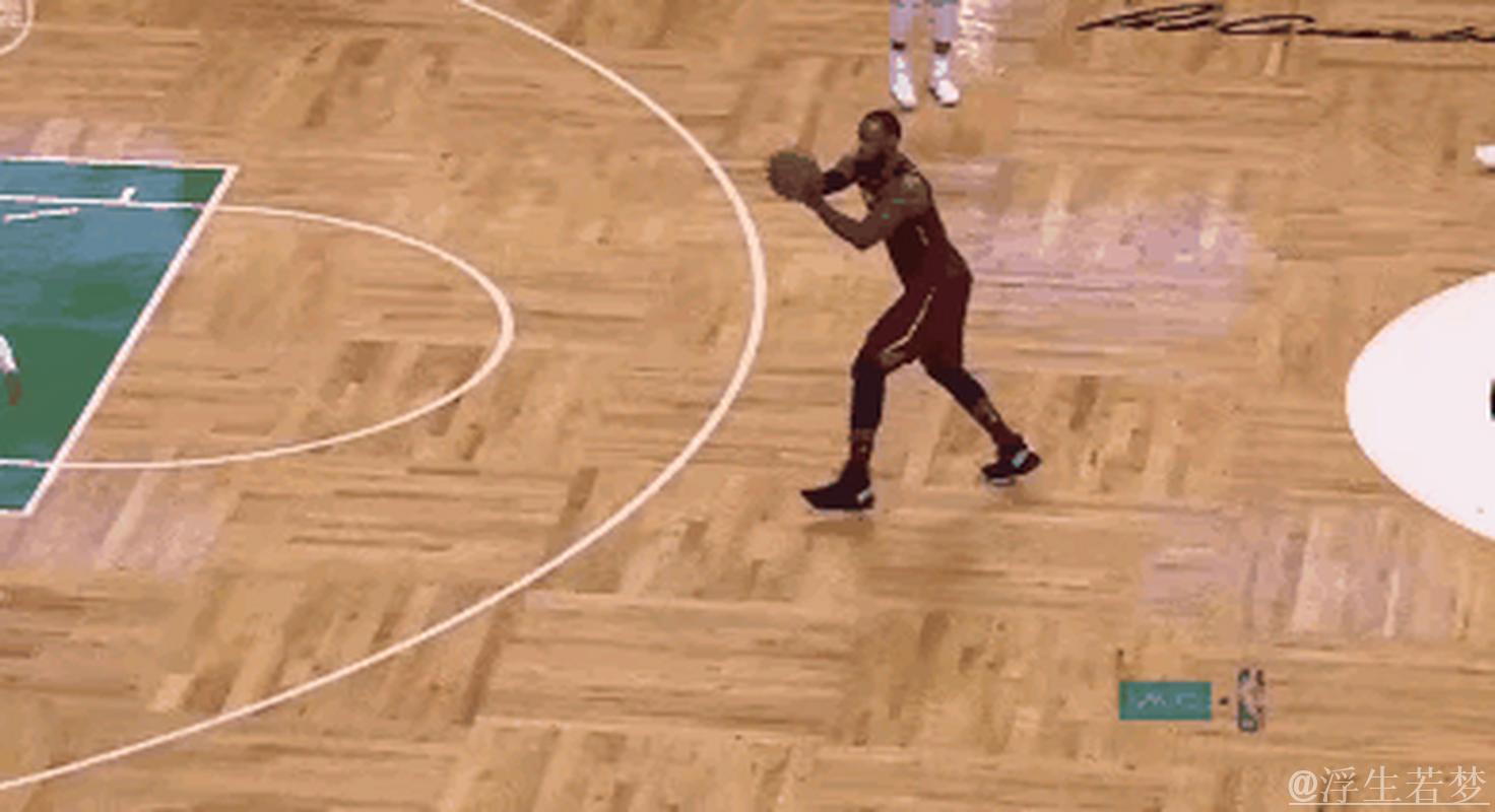 詹姆斯弧顶制导三分命中 莫兰特滞空抛射强力回敬